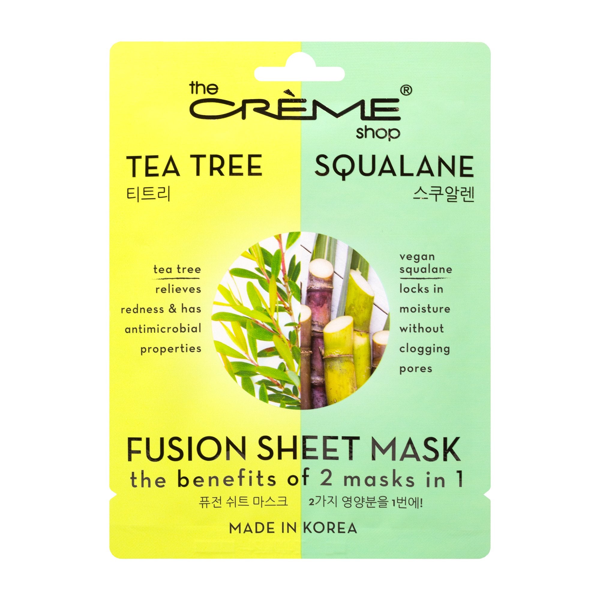 Tea Tree & Squalane Fusion Sheet Mask Fusion Sheet Masks The Crème Shop 