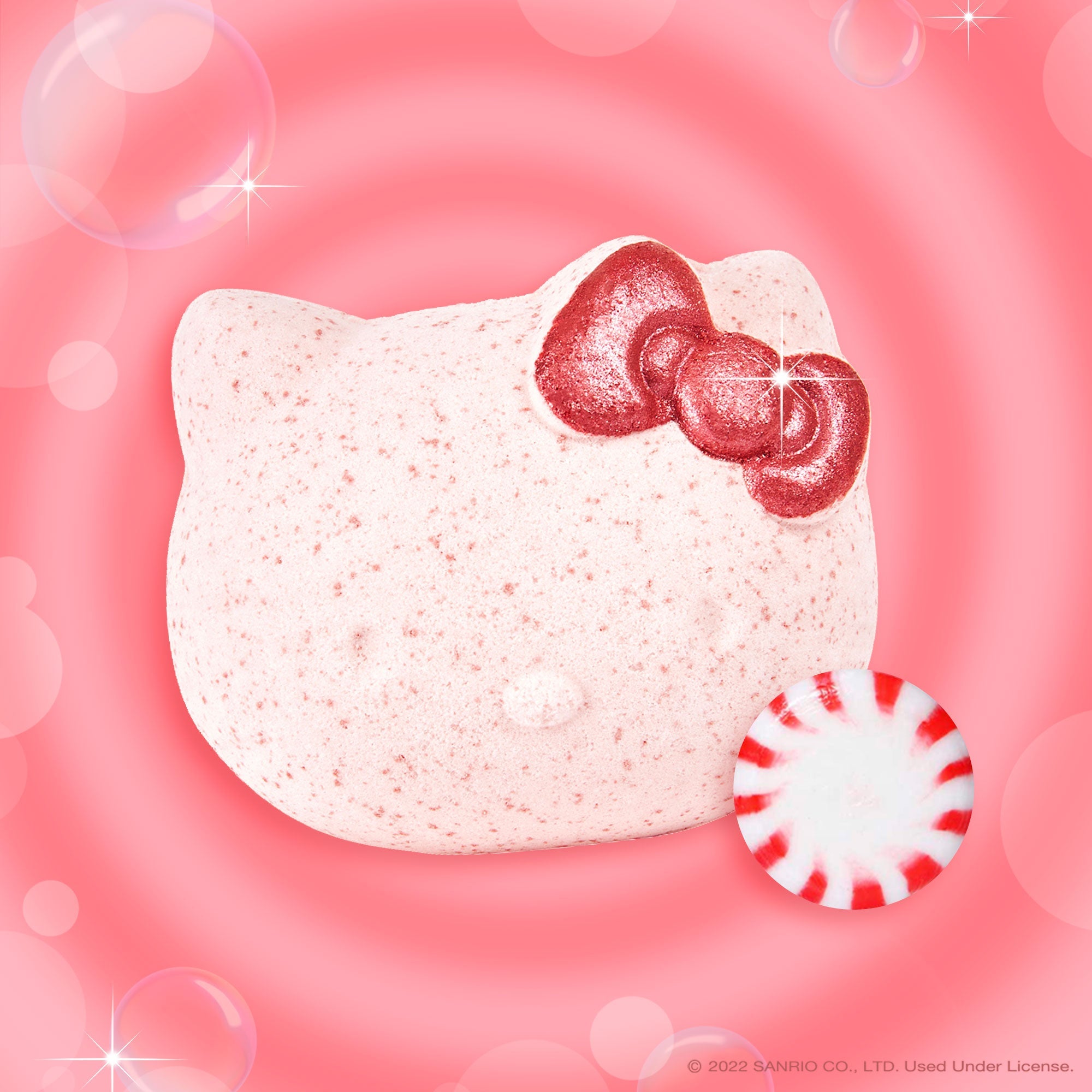 Hello Kitty 3D Aromatherapy Fizzy Bath Bomb - Peppermint Crème Aroma
