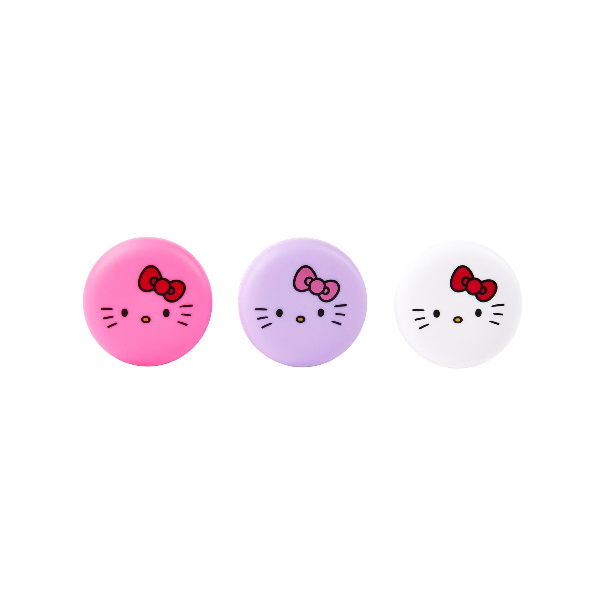 Hello Kitty Holiday Kisses! Macaron Lip Balm Trio Gift Set Lip Balms - The Crème Shop x Sanrio 