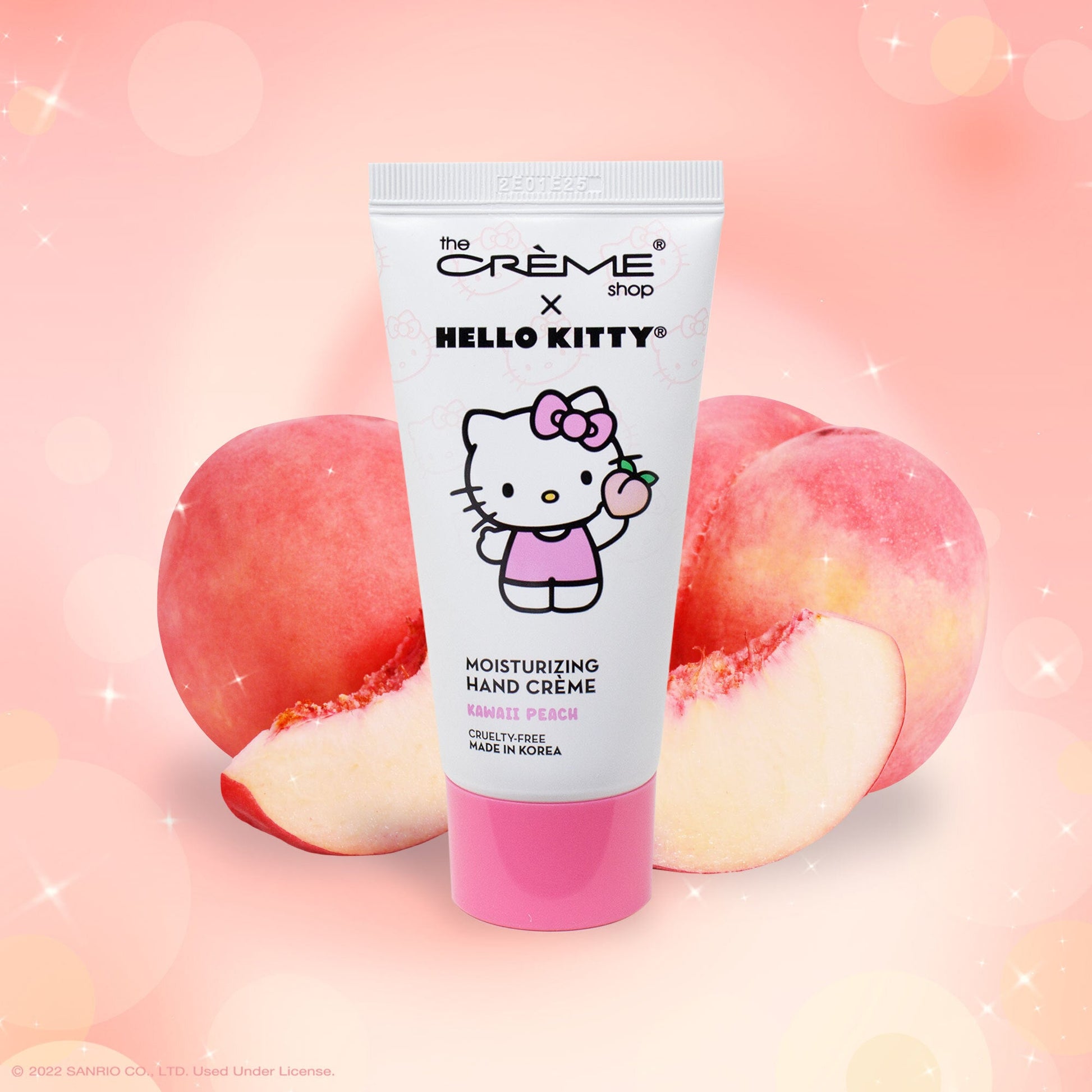 Hello Kitty Moisturizing Hand Crème - Kawaii Peach Hand Creams The Crème Shop x Sanrio 