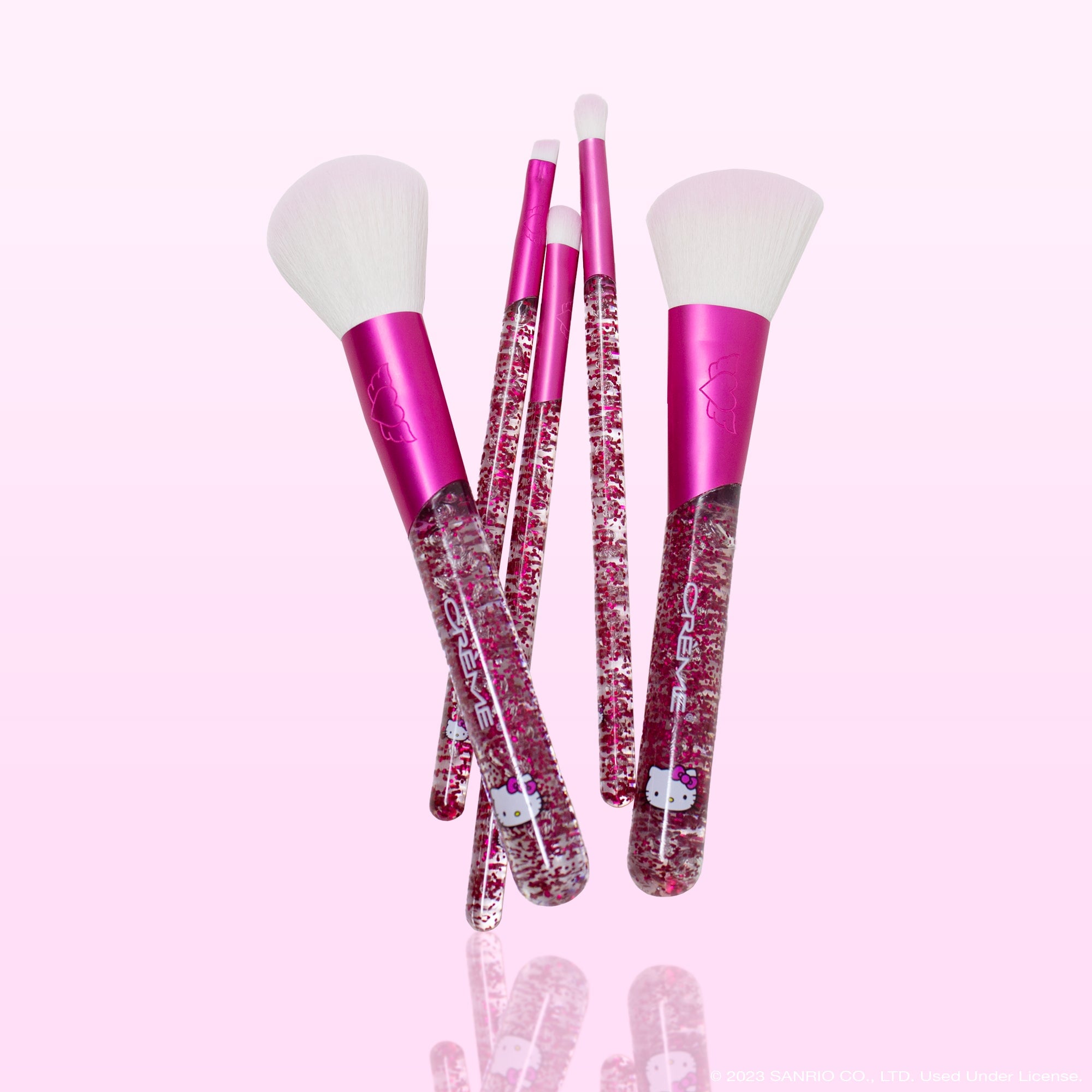 Hello Kitty Luv Wave Brush Collection (Set of 5) Brush Sets The Crème Shop x Sanrio 
