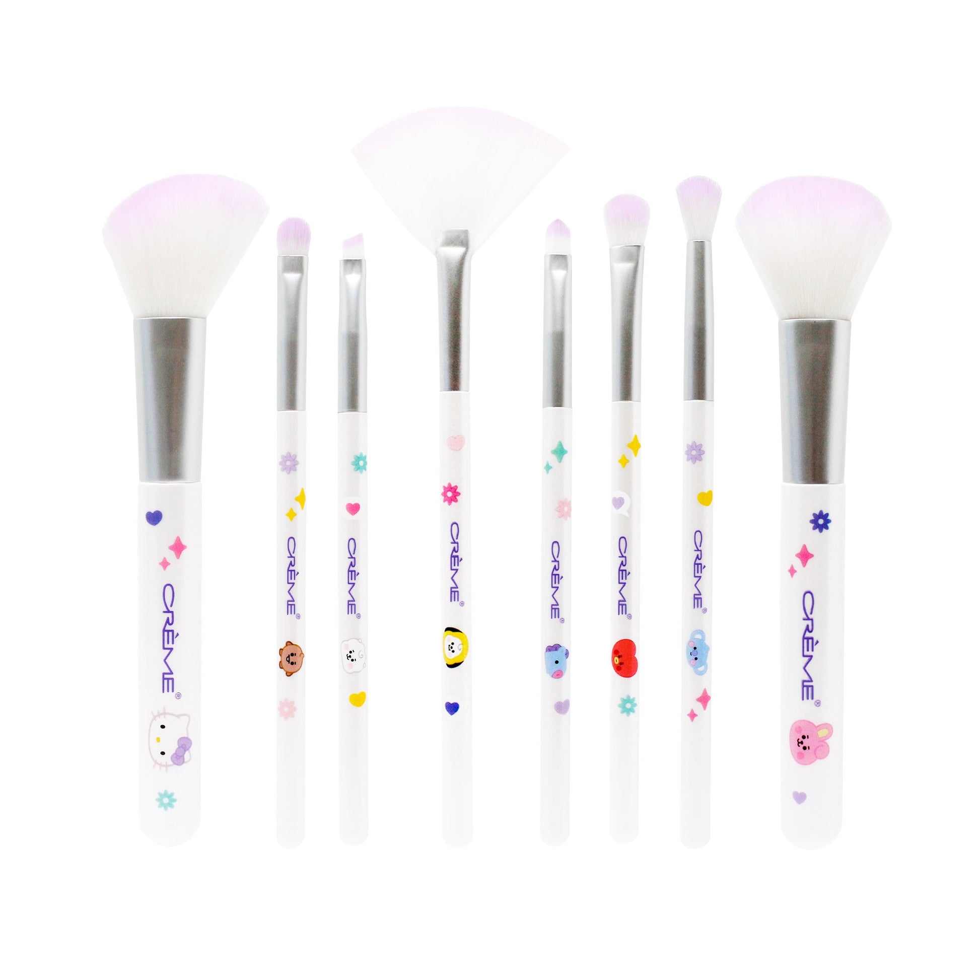 Hello Kitty & BT21 Dreamy Essentials Makeup Brush Collection, $28
