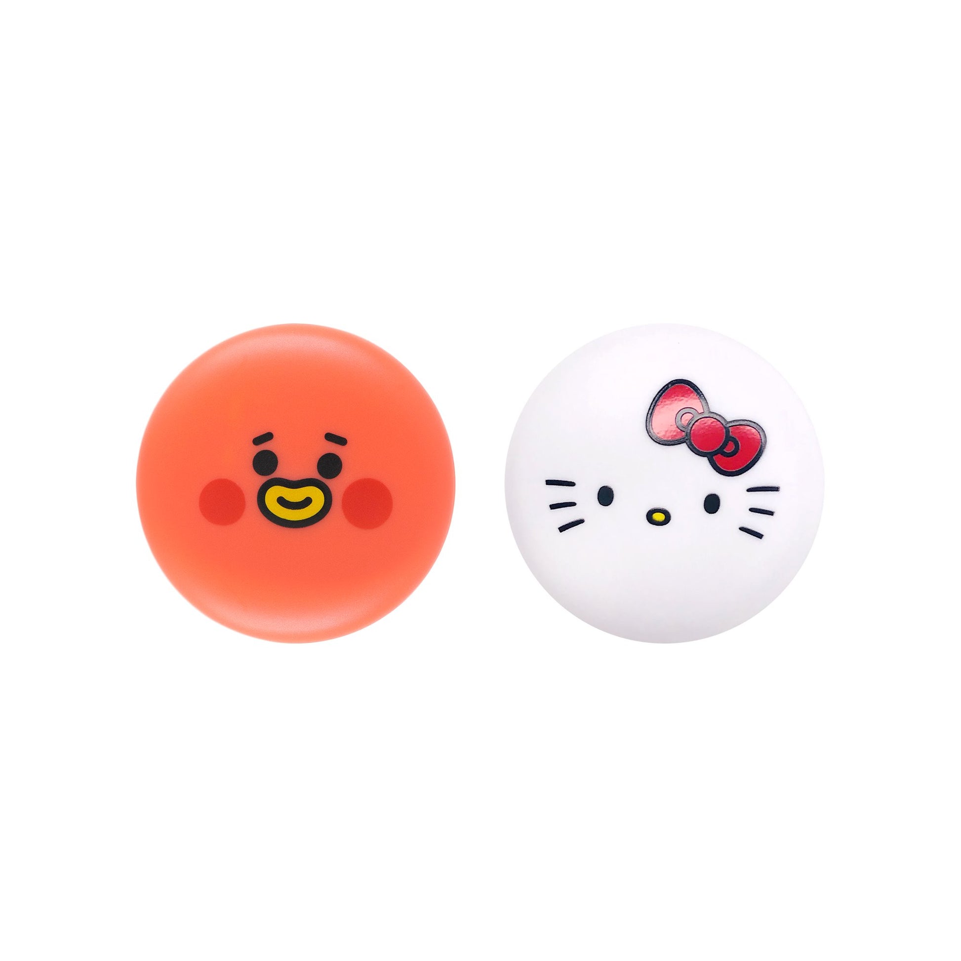 Cruelty-Free Hello Kitty & BT21 TATA Moisturizing Macaron Lip Balm Duo