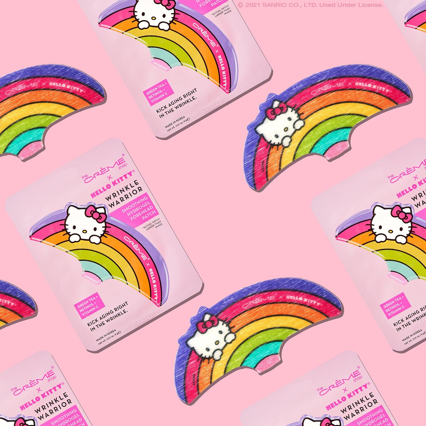 Hello Kitty - Wrinkle Warrior Smoothing Hydrogel Forehead Patch Forehead Patches The Crème Shop x Sanrio 