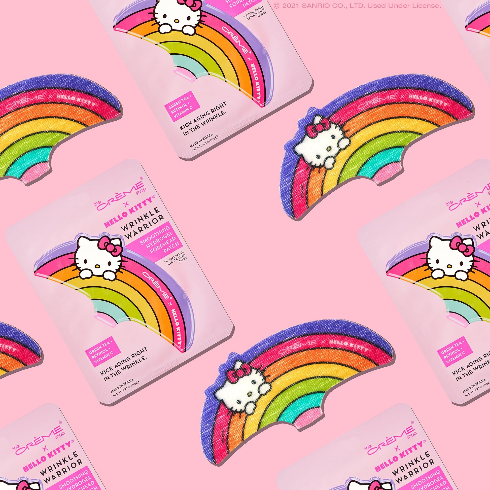 Hello Kitty - Wrinkle Warrior Smoothing Hydrogel Forehead Patch Forehead Patches The Crème Shop x Sanrio 