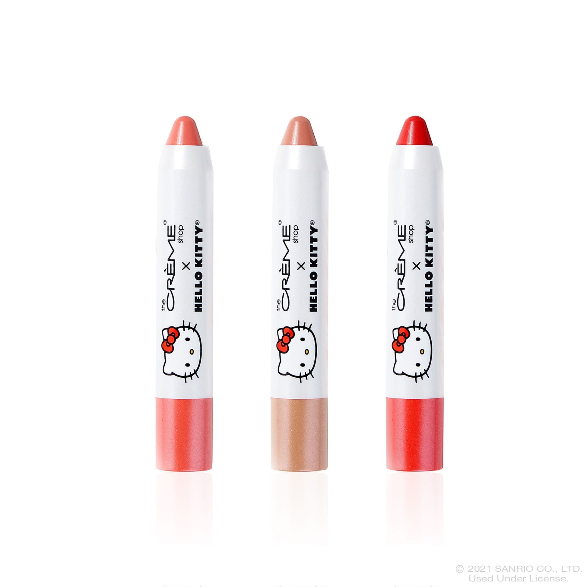 “HELLO LIPPY” Moisturizing Tinted Lip Balm | Peach Pout Lip Balms The Crème Shop x Sanrio 