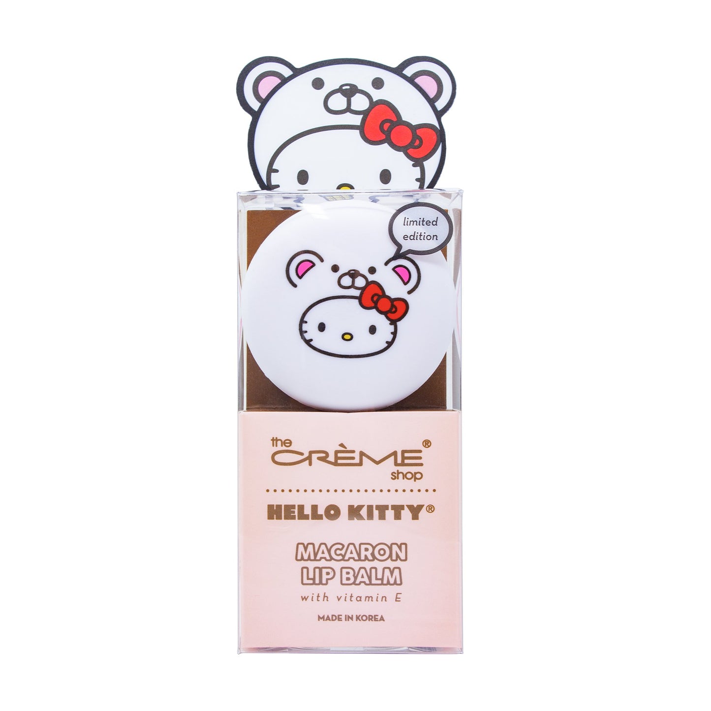 Hello Kitty Macaron Lip Balm - White Chocolate - The Crème Shop
