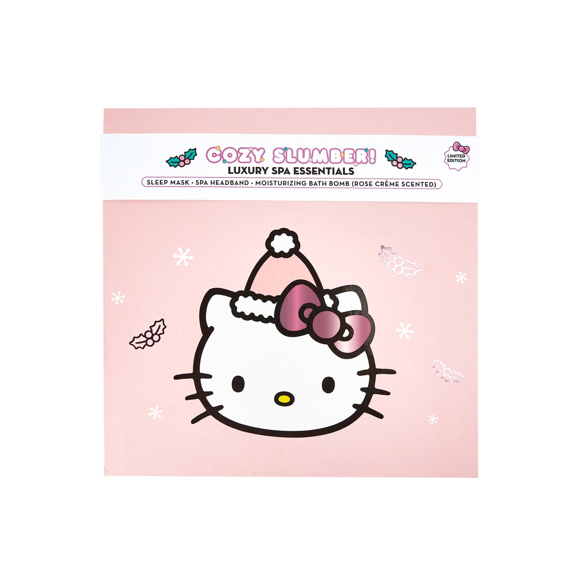Hello Kitty Cozy Slumber Holiday Spa Set - Limited Edition Spa Set - The Crème Shop x Sanrio 