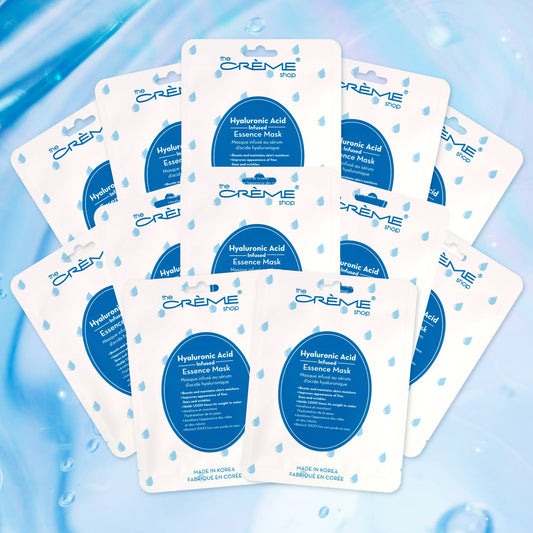 Hyaluronic Acid Infused Essence Mask (Set of 12) - $36 Value Animated Sheet Masks The Crème Shop 