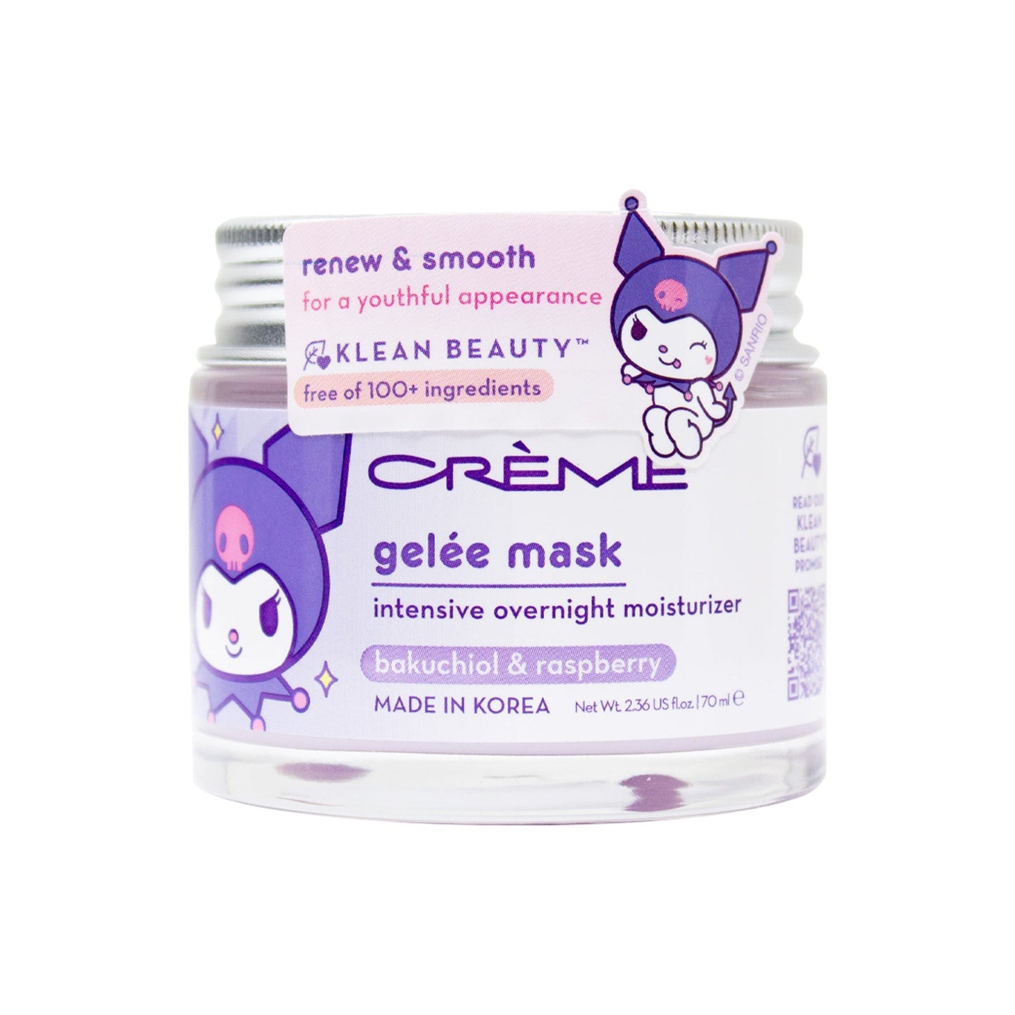 Kuromi Klean Beauty™ Gelée Mask Gel Mask The Crème Shop x Sanrio 
