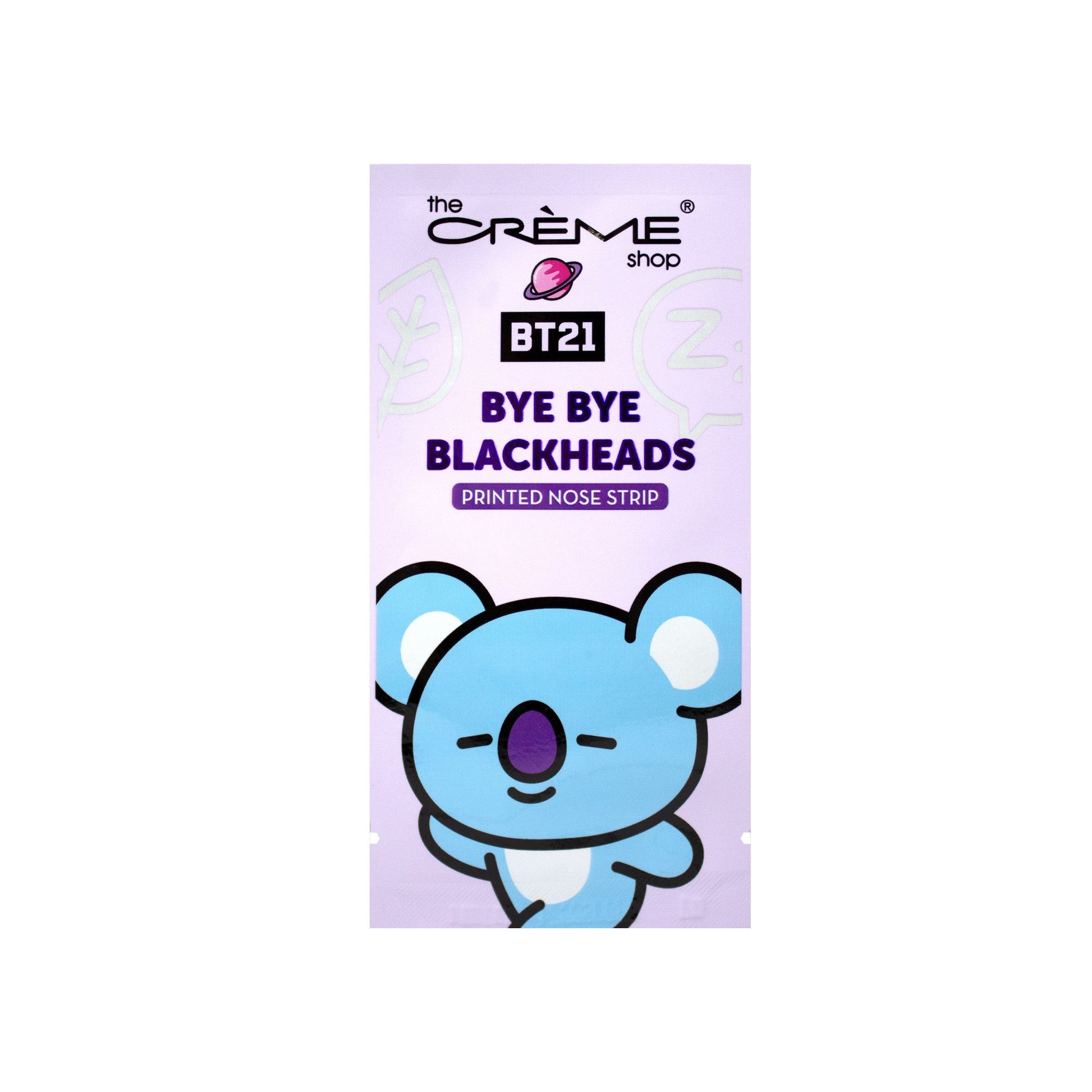 The Crème Shop | BT21: Bye Bye Blackheads - Printed Nose Strips (Set of 8) Blackheads Removers The Crème Shop x BT21 
