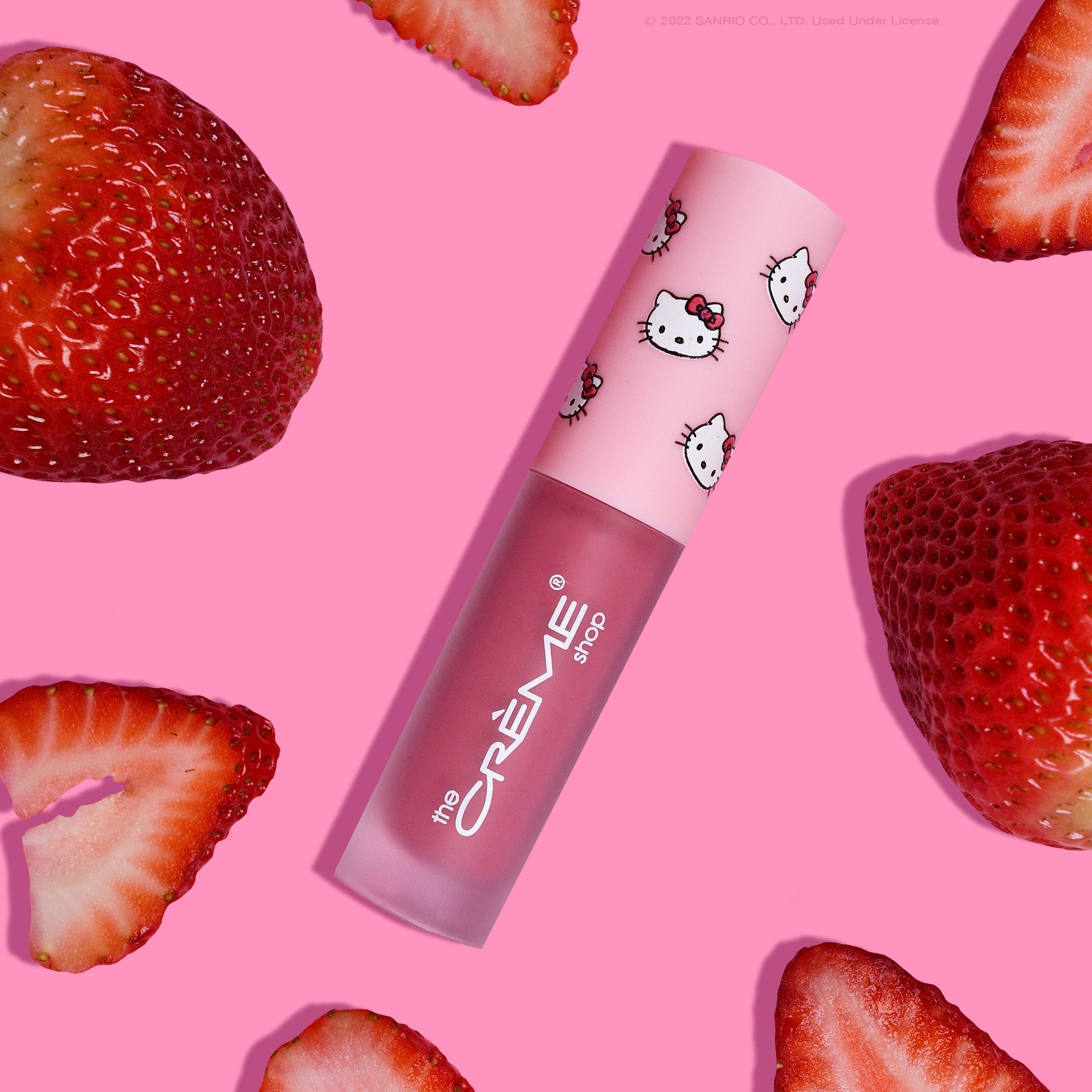 The Crème Shop x Hello Kitty Kawaii Kiss Moisturizing Lip Oil - Strawberry Flavored Lip Oil The Crème Shop x Sanrio 