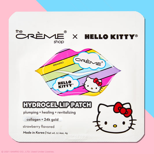 Hello Kitty Hydrogel Lip Patch | Strawberry Flavored Lip Patches The Crème Shop x Sanrio Single 
