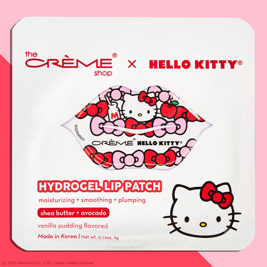 Hello Kitty Hydrogel Lip Patch | Vanilla Pudding Flavored Lip Patches The Crème Shop x Sanrio Single 