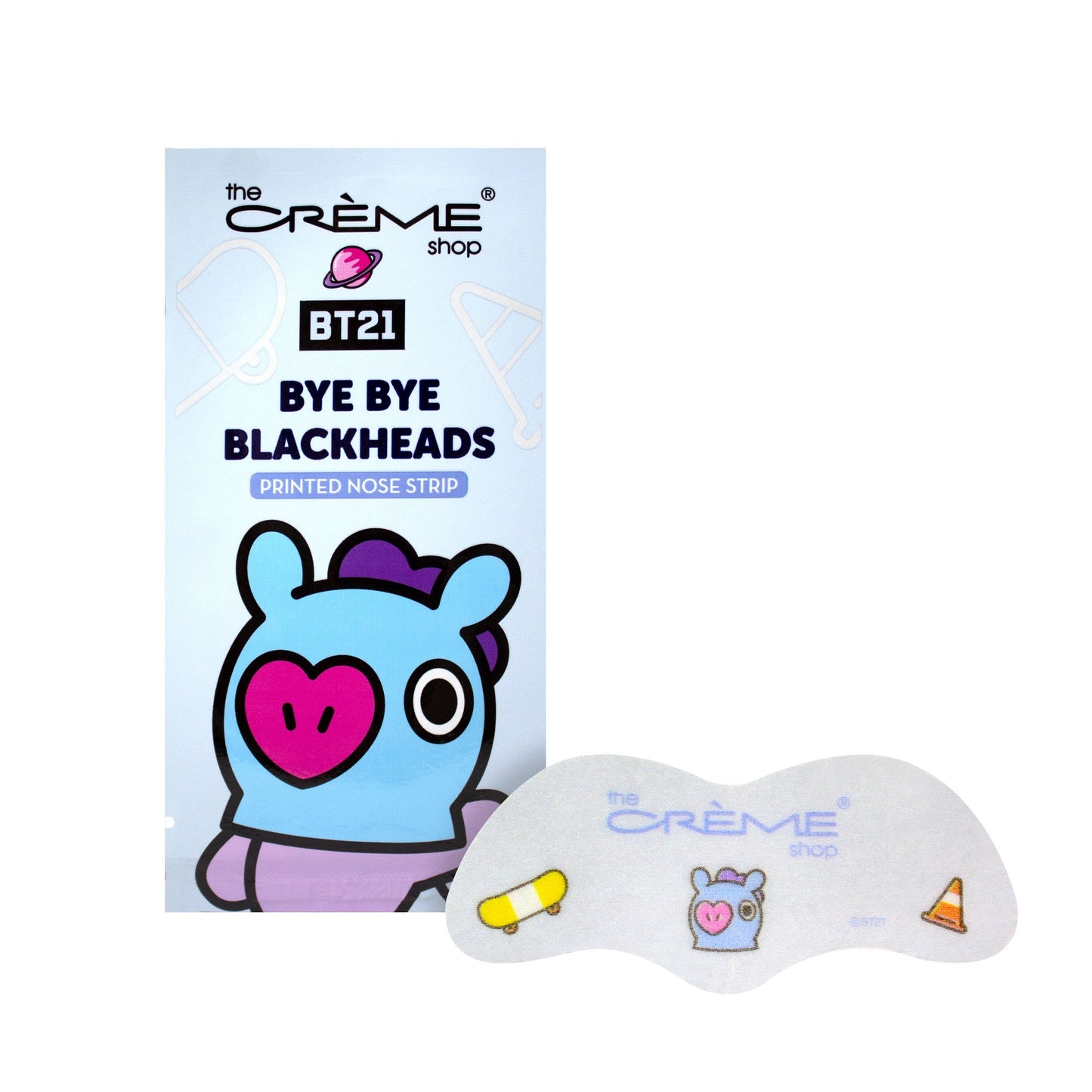 The Crème Shop | BT21: Bye Bye Blackheads - Printed Nose Strips (Set of 8) Blackheads Removers The Crème Shop x BT21 
