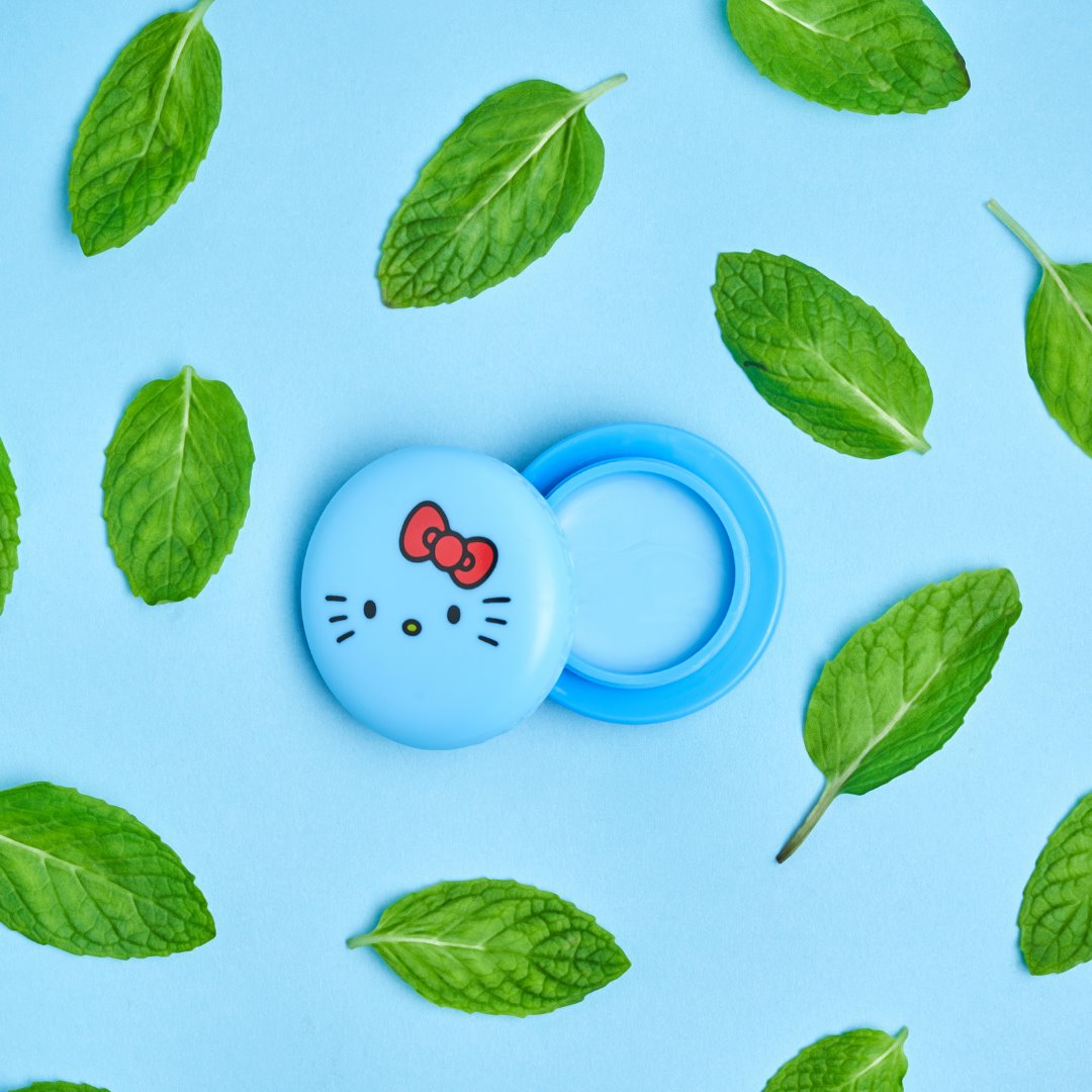 Hello Kitty Macaron Lip Balm - Cool As Mint Lip Balms The Crème Shop x Sanrio 