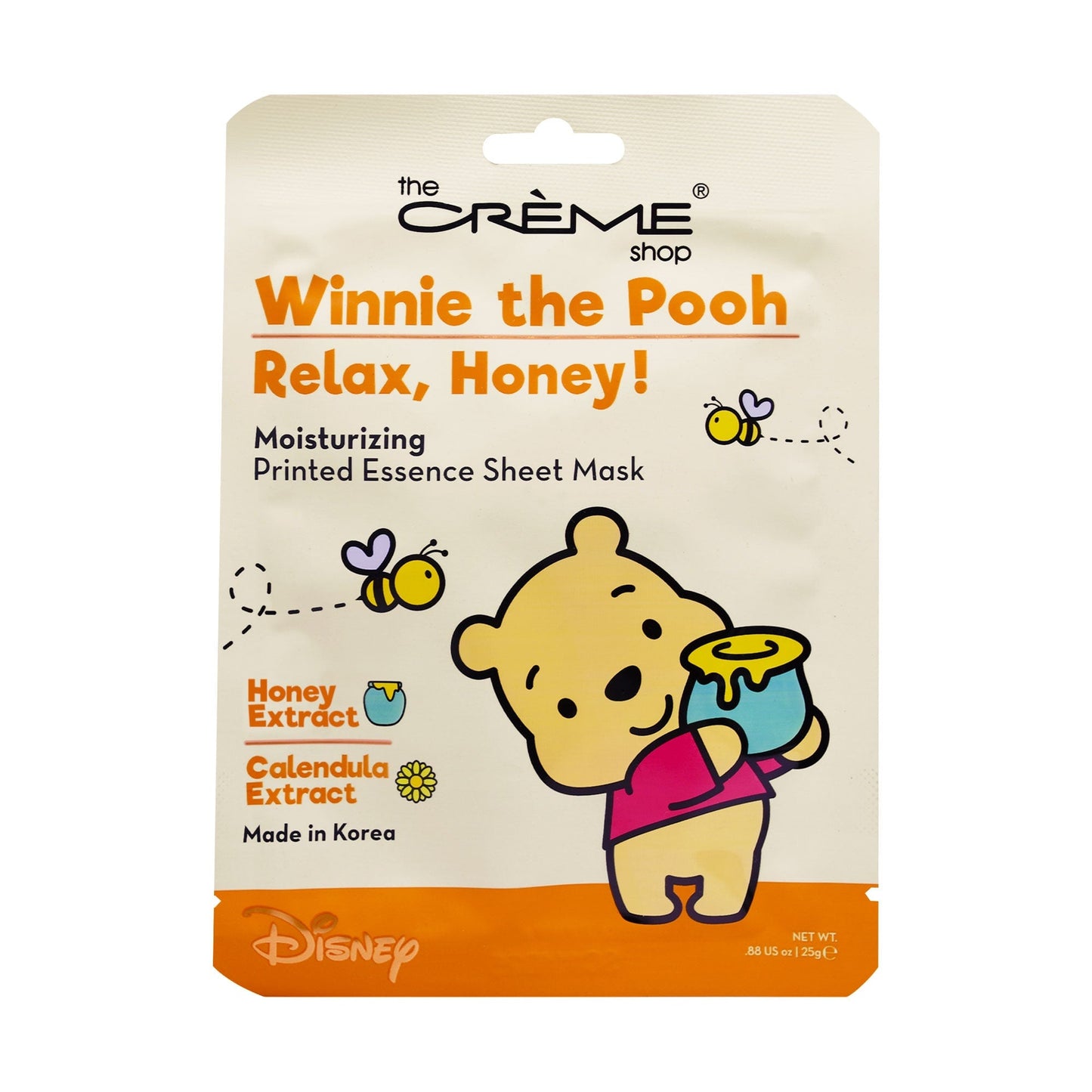 RELAX, HONEY! Winnie The Pooh Printed Essence Sheet Mask Sheet masks The Crème Shop x Disney 