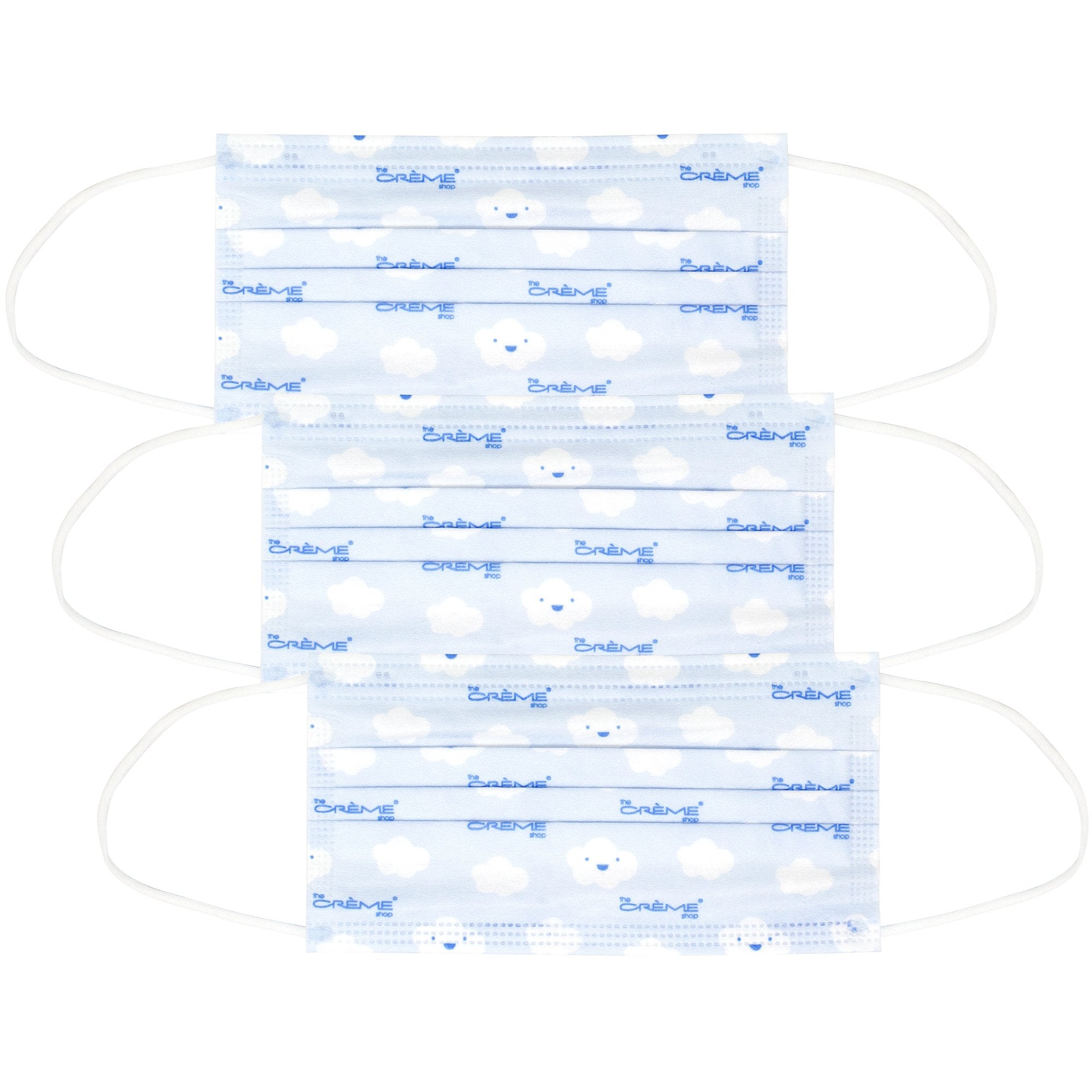 3-Ply Protective Face Mask - Head In the Clouds (Disposable) - The Crème Shop