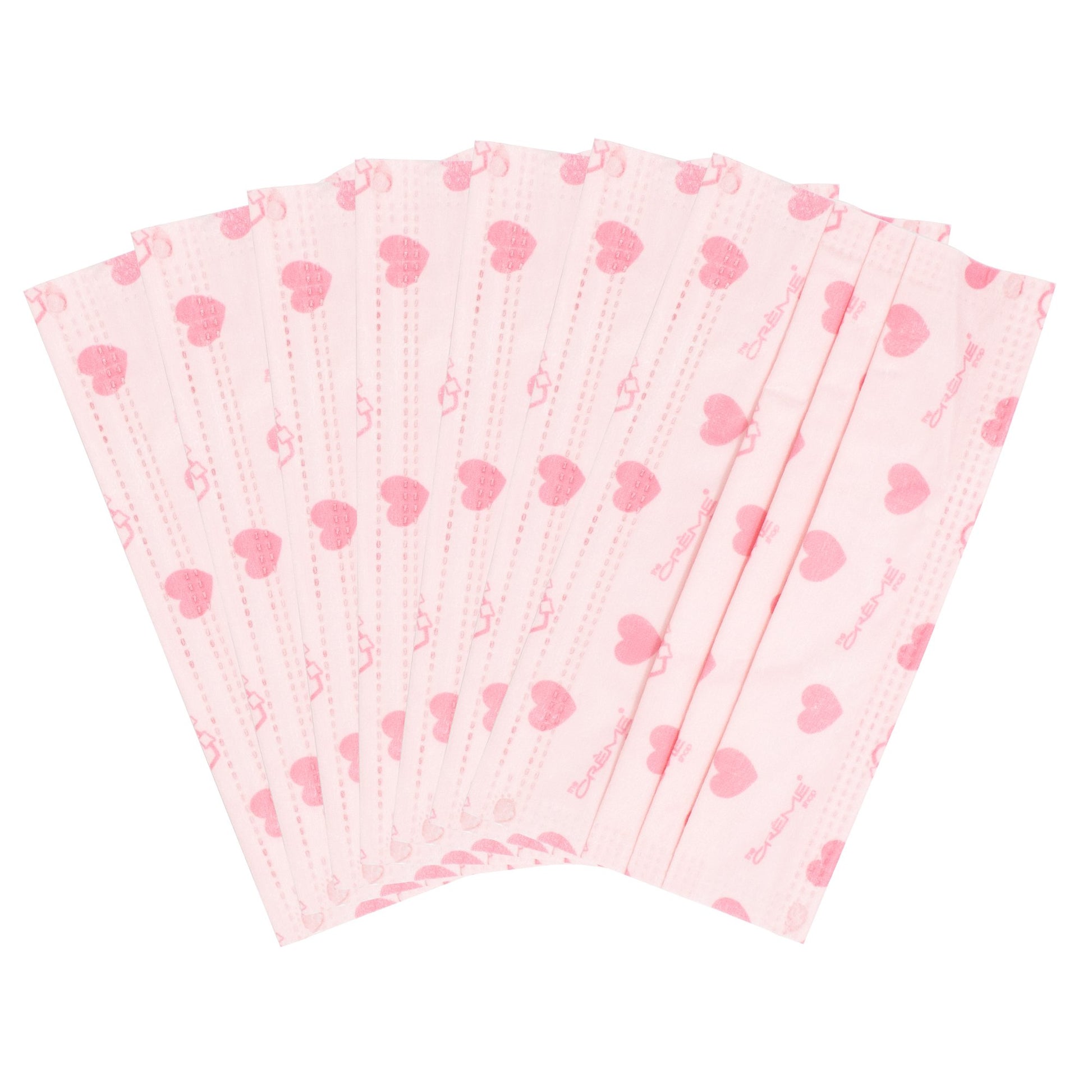 3-Ply Protective Face Mask - Heart's Content (Disposable) - The Crème Shop