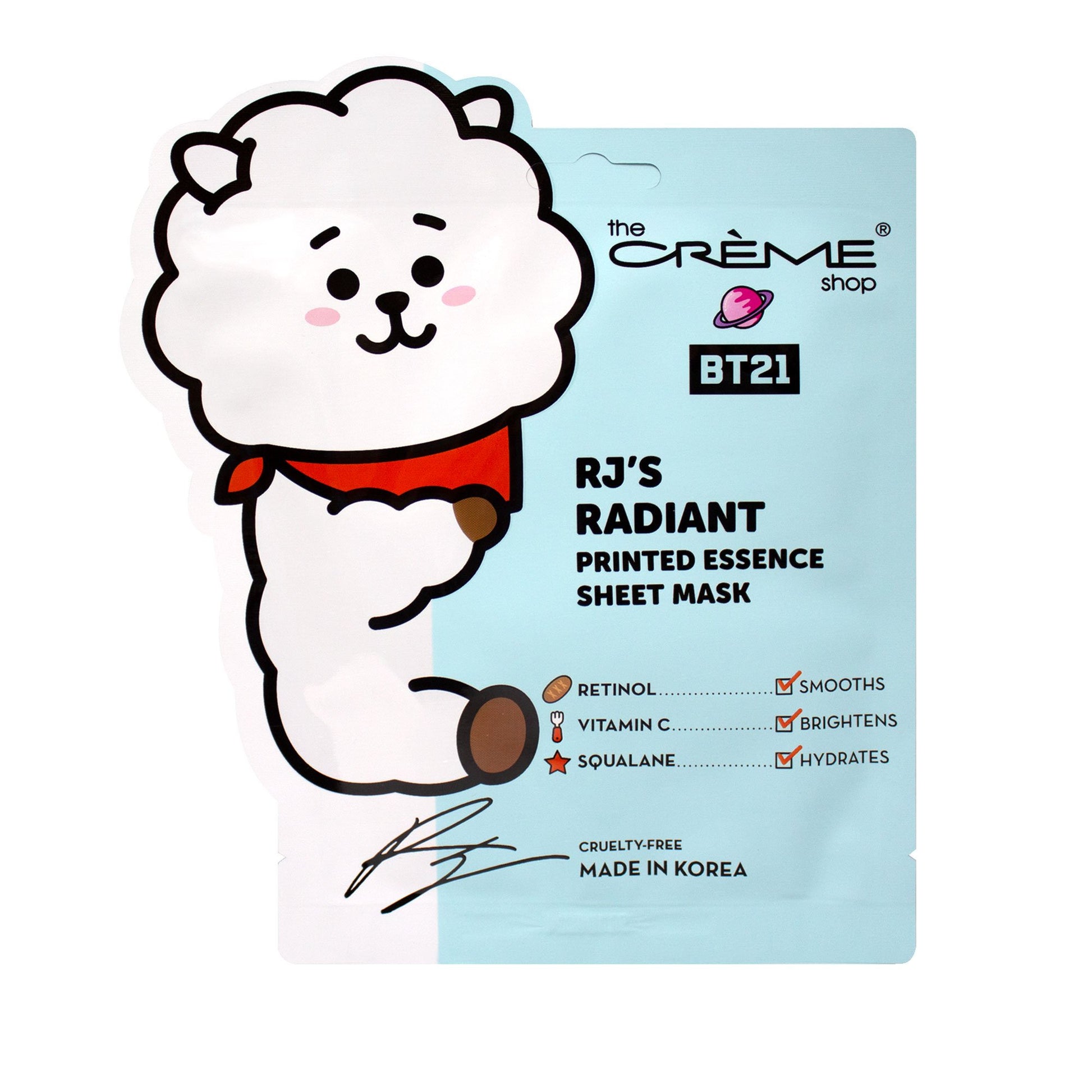 The Crème Shop | BT21: Complete Printed Essence Sheet Mask Collection ($64 Value) Bundles The Crème Shop x BT21 
