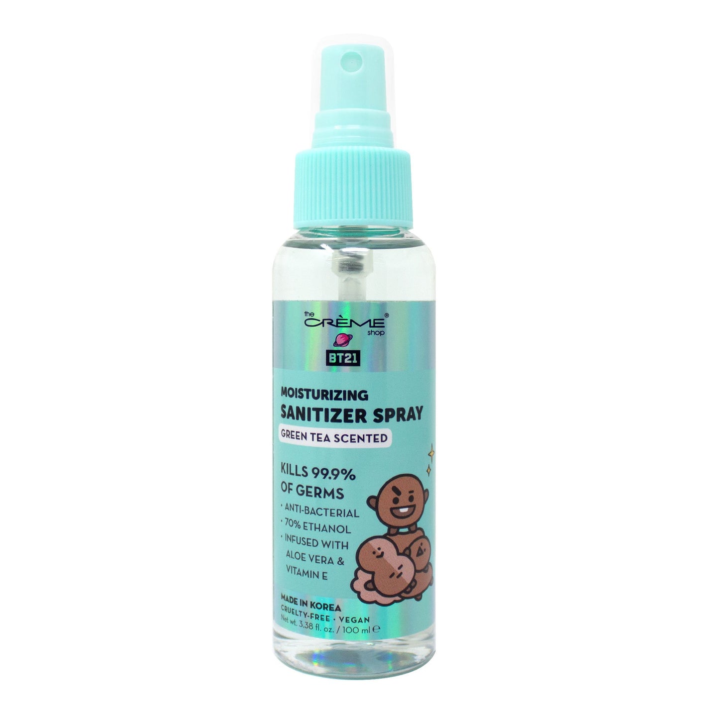 SHOOKY Sanitizing Spray (Green Tea Scented) Sanitizer Sprays - The Crème Shop x BT21 