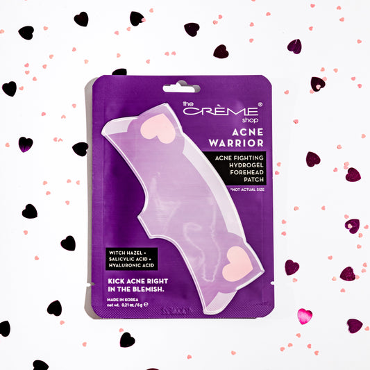 Acne Warrior - Acne Fighting Hydrogel Forehead Patch - Kick Acne Right in the Blemish Forehead Patches - The Crème Shop 