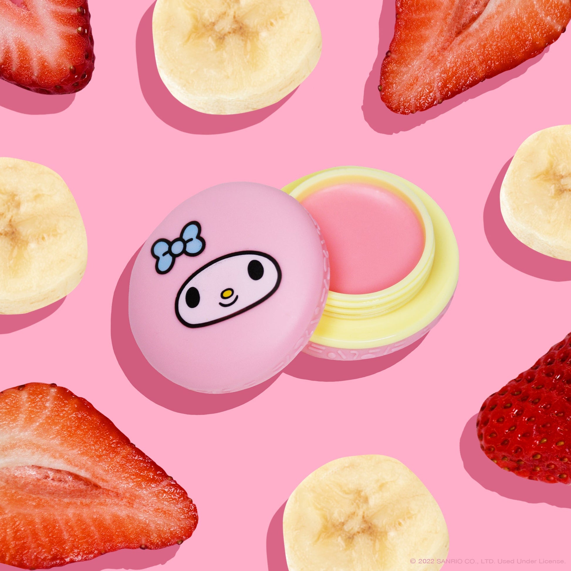 The Crème Shop x My Melody Macaron Lip Balm - Strawberry Banana Lip Balms The Crème Shop x Sanrio 