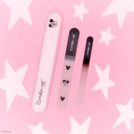 Mickey Mouse Crystal Nail File Duo with Travel Case Nail Files The Crème Shop x Disney 