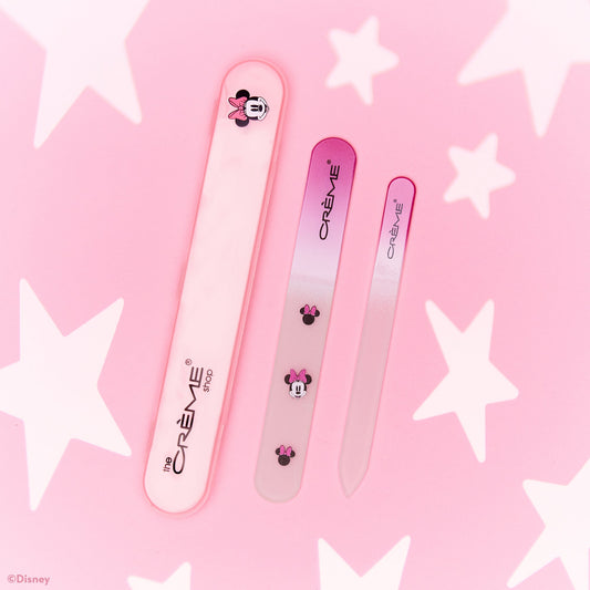 Minnie Mouse Crystal Nail File Duo with Travel Case Nail Files The Crème Shop x Disney 