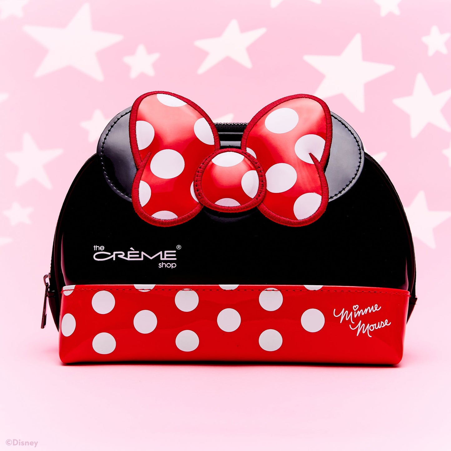 Minnie Mouse Dome Travel Pouch (Red) Makeup Pouch The Crème Shop x Disney 
