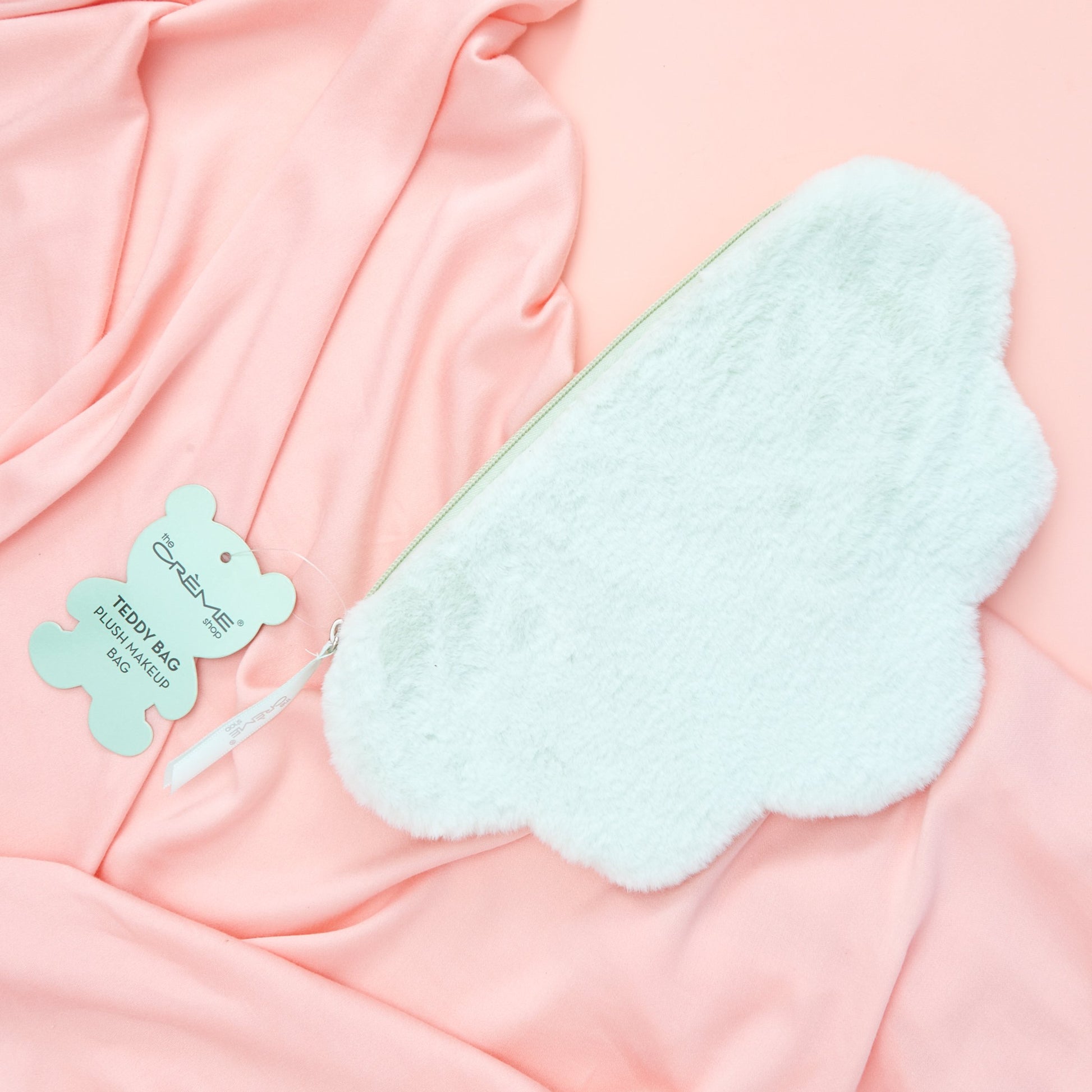 Teddy Bag Plush Makeup Pouch Makeup Pouch The Crème Shop Cloud