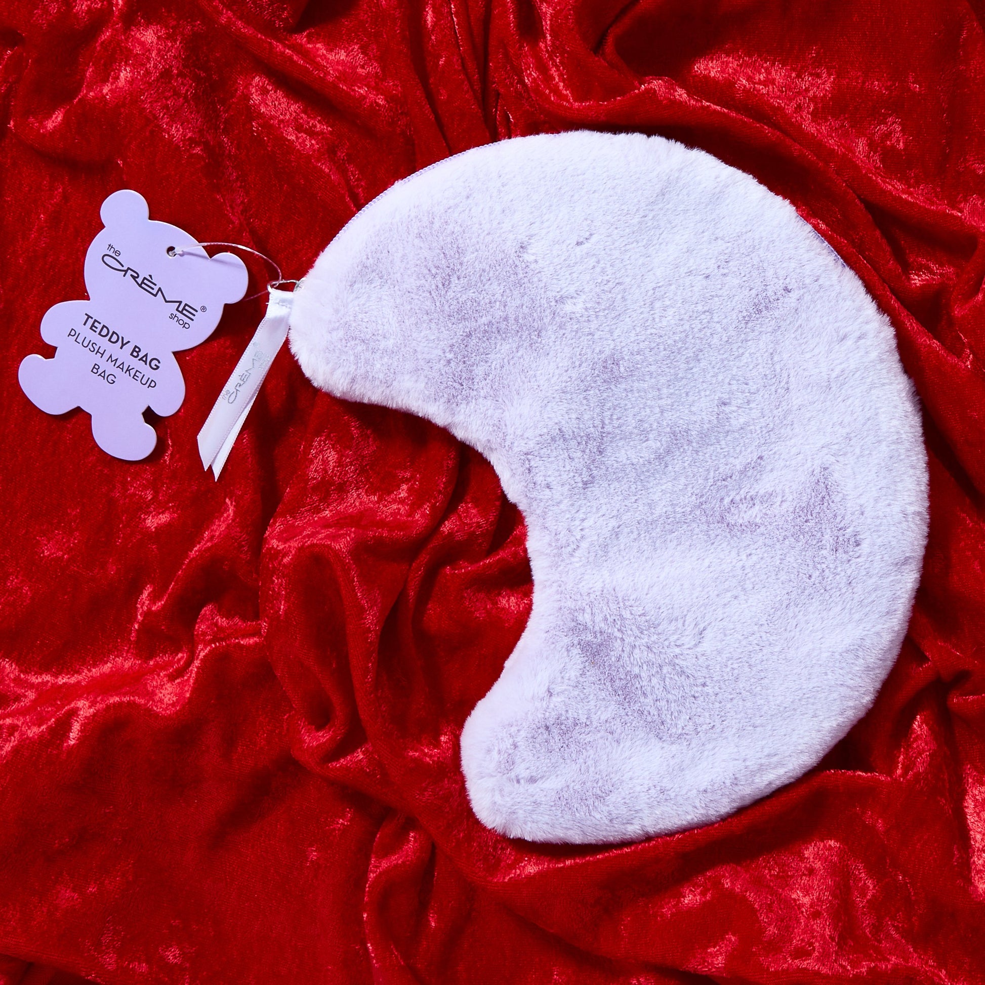 Teddy Bag Plush Makeup Pouch - Over The Moon Makeup Pouch The Crème Shop 