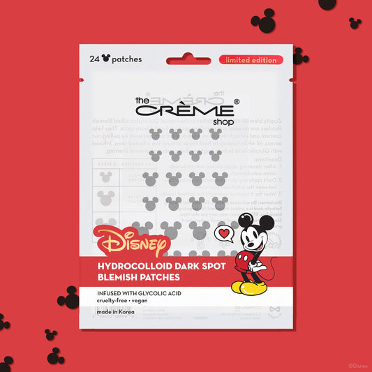 Mickey Mouse Hydrocolloid Acne Patches | Infused with Glycolic Acid Hydrocolloid Acne Patches The Crème Shop x Disney 
