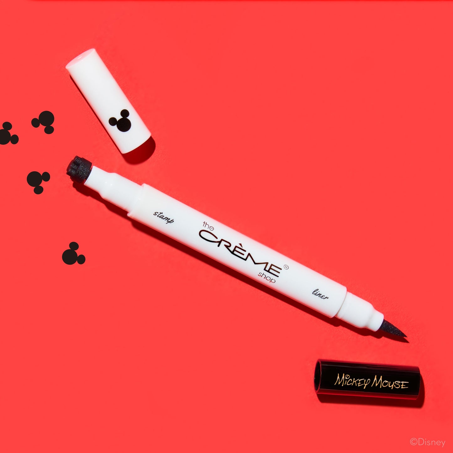 The Crème Shop | Disney: Dual-Ended Eyeliner & Mickey Shaped Freckle Stamp (Black) Eyeliner The Crème Shop x Disney 