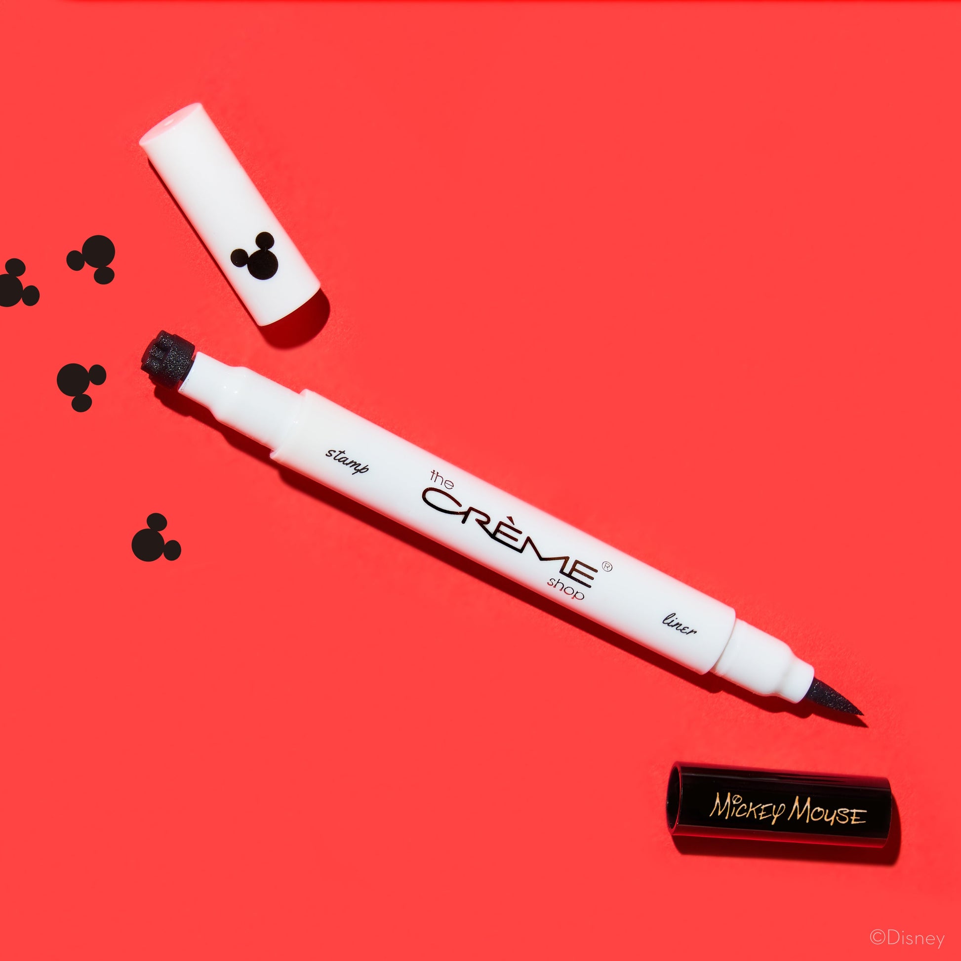 The Crème Shop | Disney: Dual-Ended Eyeliner & Mickey Shaped Freckle Stamp (Black) Eyeliner The Crème Shop x Disney 