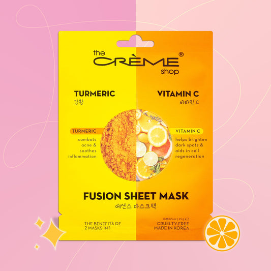 Turmeric & Vitamin C Fusion Sheet Mask Fusion Sheet Masks The Crème Shop 