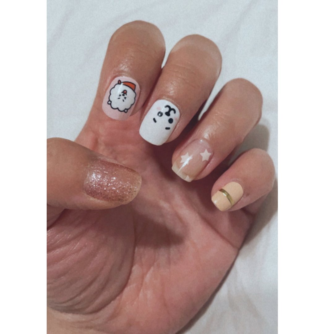 PINK LV DESIGNER HELLO KITTY KAWAII NAILS I ACRYLIC NAILS TUTORIAL