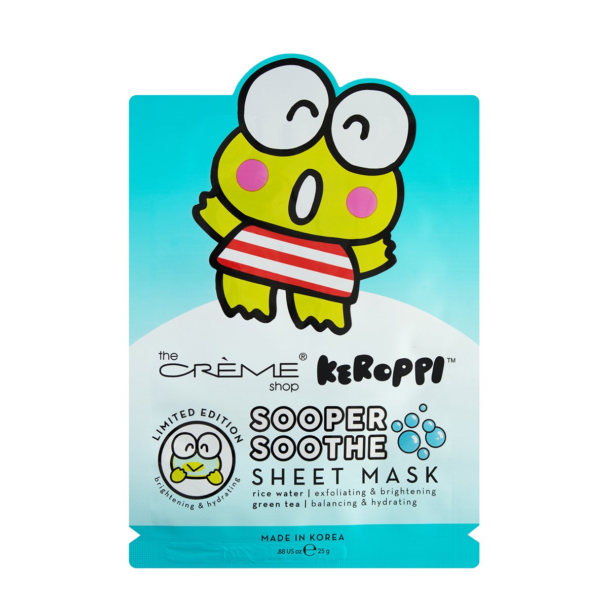 Keroppi Sooper Soothe Sheet Mask - The Crème Shop