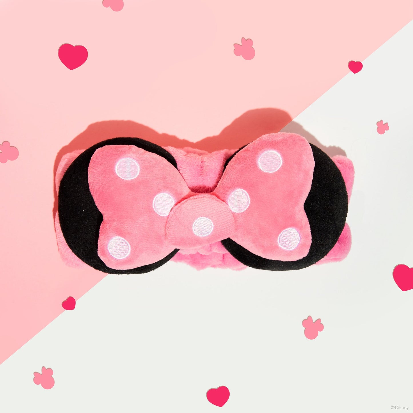 The Crème Shop | Disney: 3D Teddy Headyband™ in "Polka Pink" Headbands The Crème Shop x Disney 