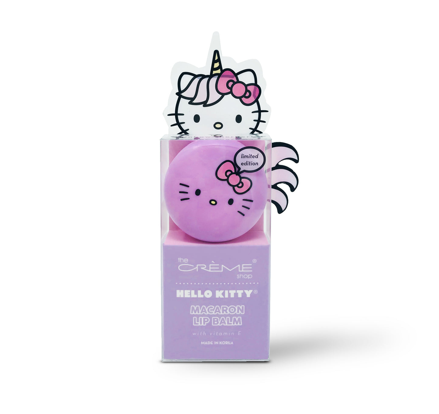 Hello Kitty Unicorn Macaron Lip Balm - Rainbow Sherbet - The Crème Shop