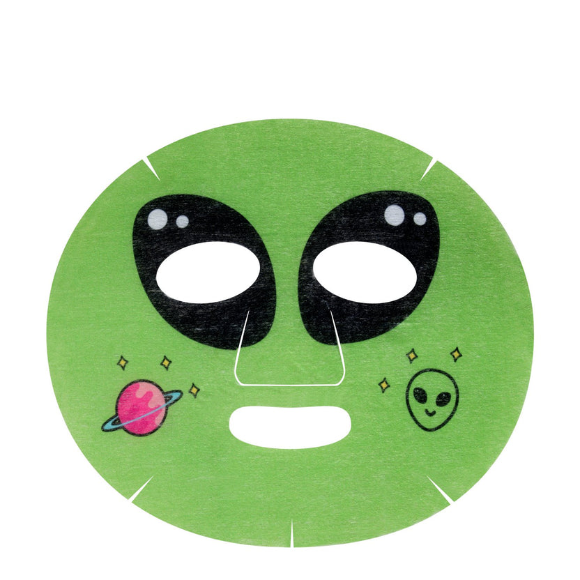 Power Up, Skin! Animated Alien Face Mask Power of Greens The Crème Shop