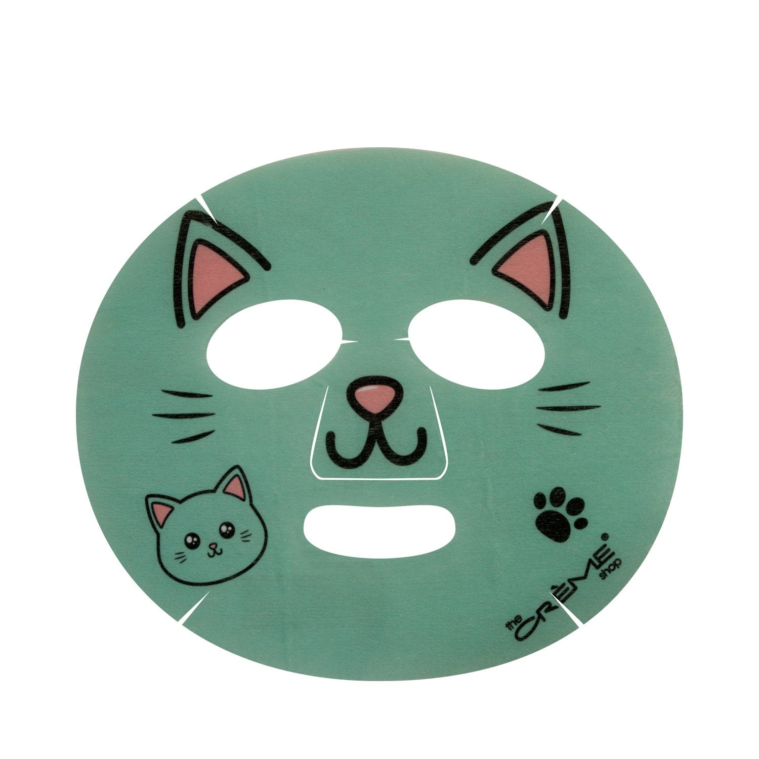 Be Clear, Skin! Animated Kitten Face Mask - Acne Fighting Witch Hazel - The Crème Shop