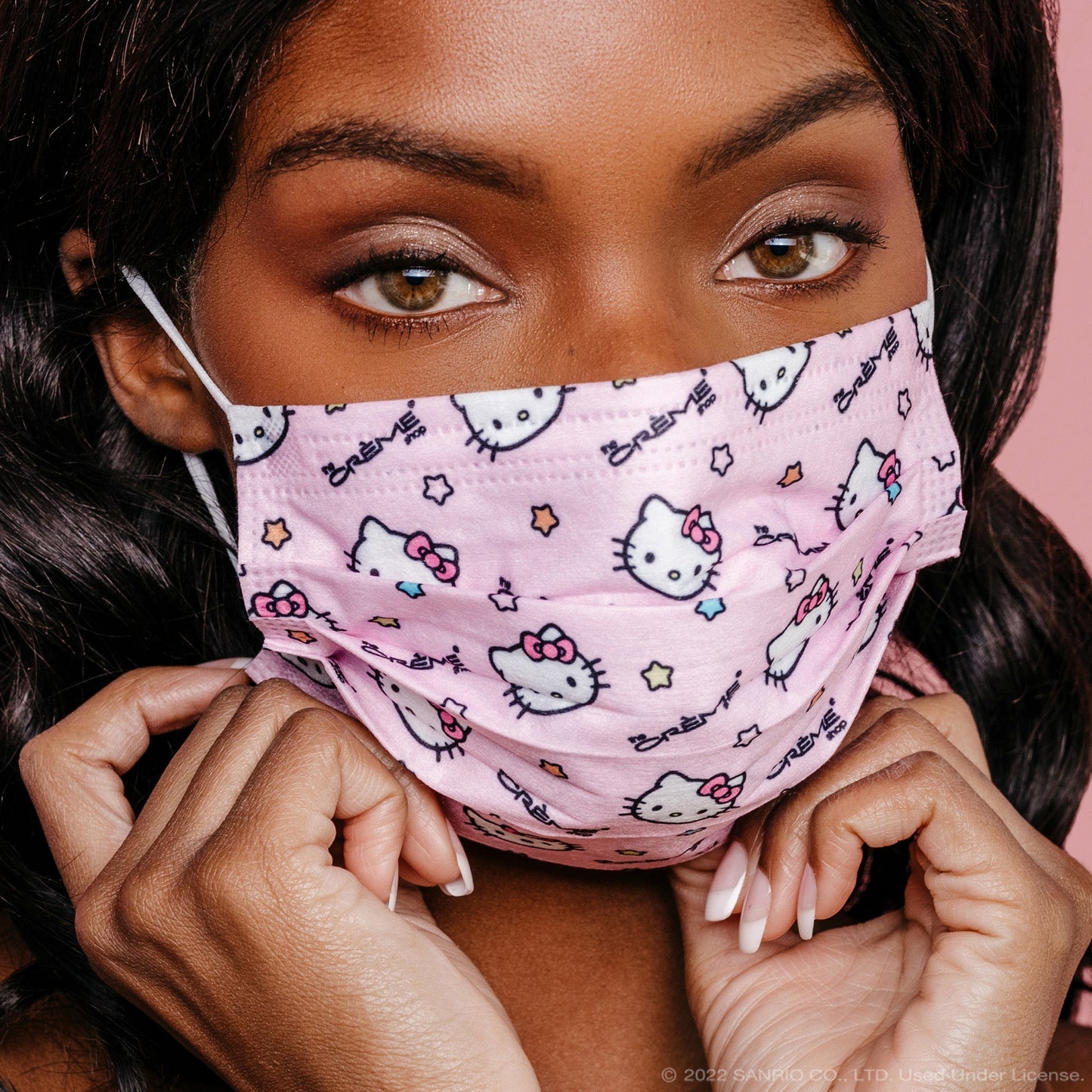 Hello Kitty 3-Ply Disposable Protective Face Mask | Cosmic Cutie Protective Masks - The Crème Shop x Sanrio 