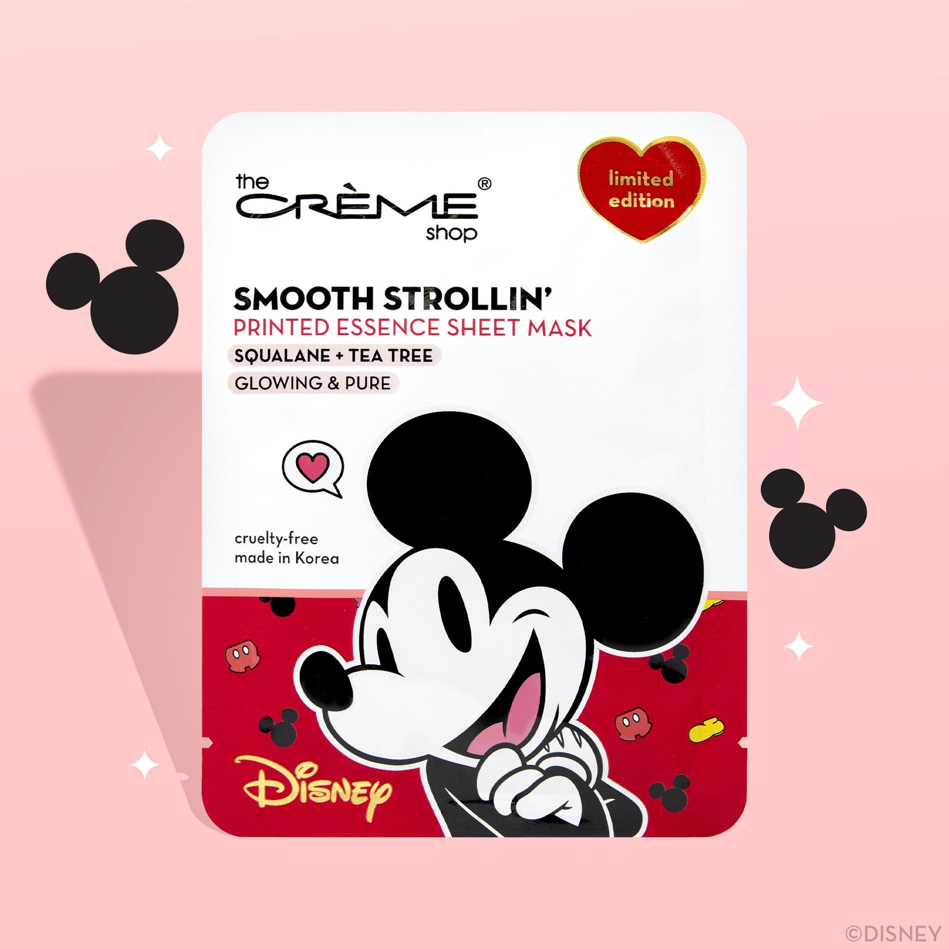 The Crème Shop | Disney: Mickey’s Smooth Strollin’ Printed Essence Sheet Mask Sheet masks The Crème Shop x Disney 