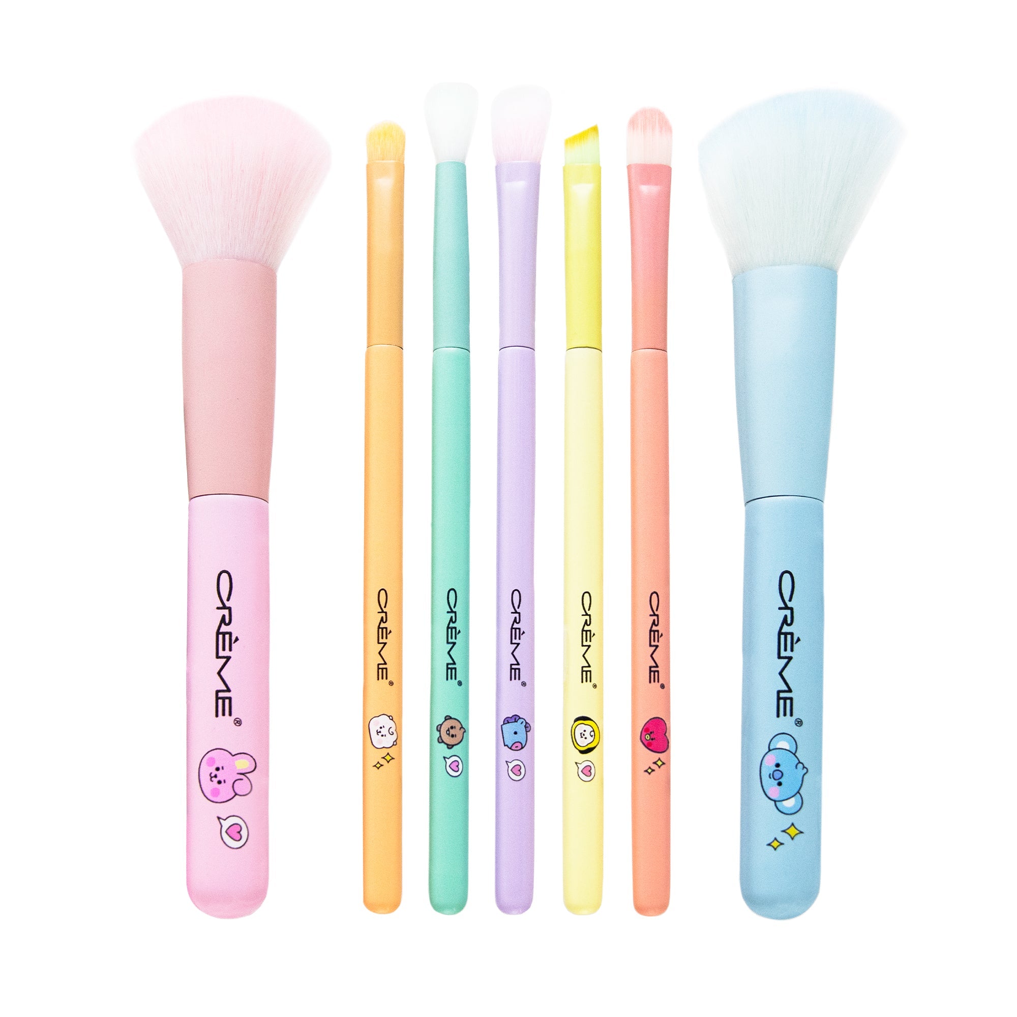 BT21 BABY The Perfect Blend Brush Collection Set of 7 – The Crème Shop